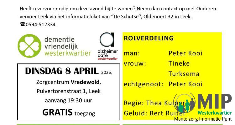 Alzheimercafe Verlies en Loslaten